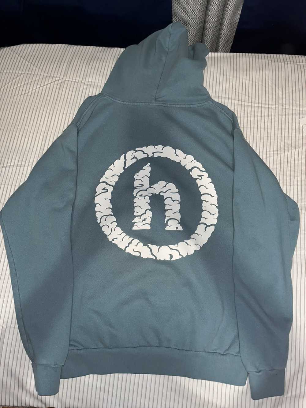 HIDDEN Hidden NY Blue Cloud Hoodie Size S - image 2