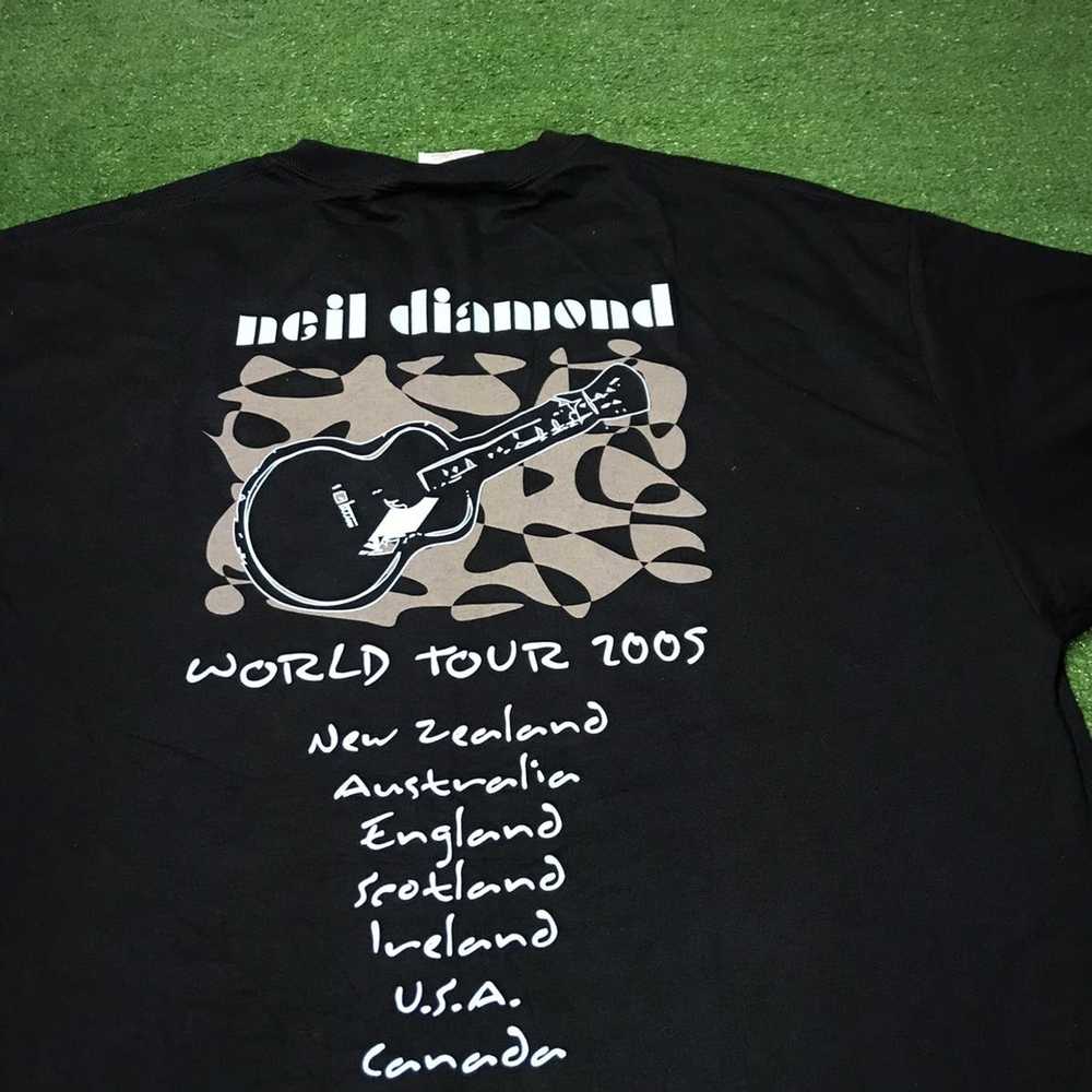 Rock T Shirt × Rock Tees × Vintage NEIL DIAMOND W… - image 6