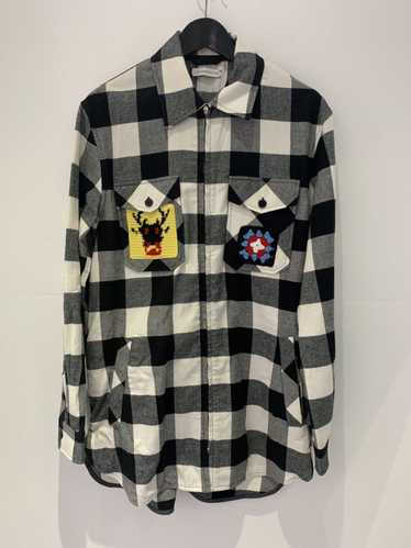 J.W.Anderson Jw Anderson crotchet plaid shirt READ