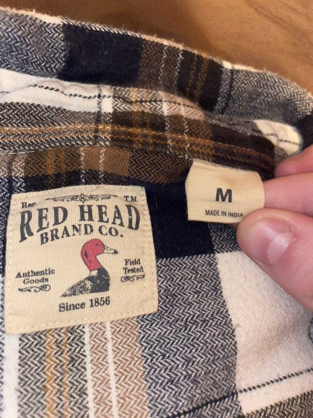 Red Head × Vintage Vintage Red Head Flannel - image 2