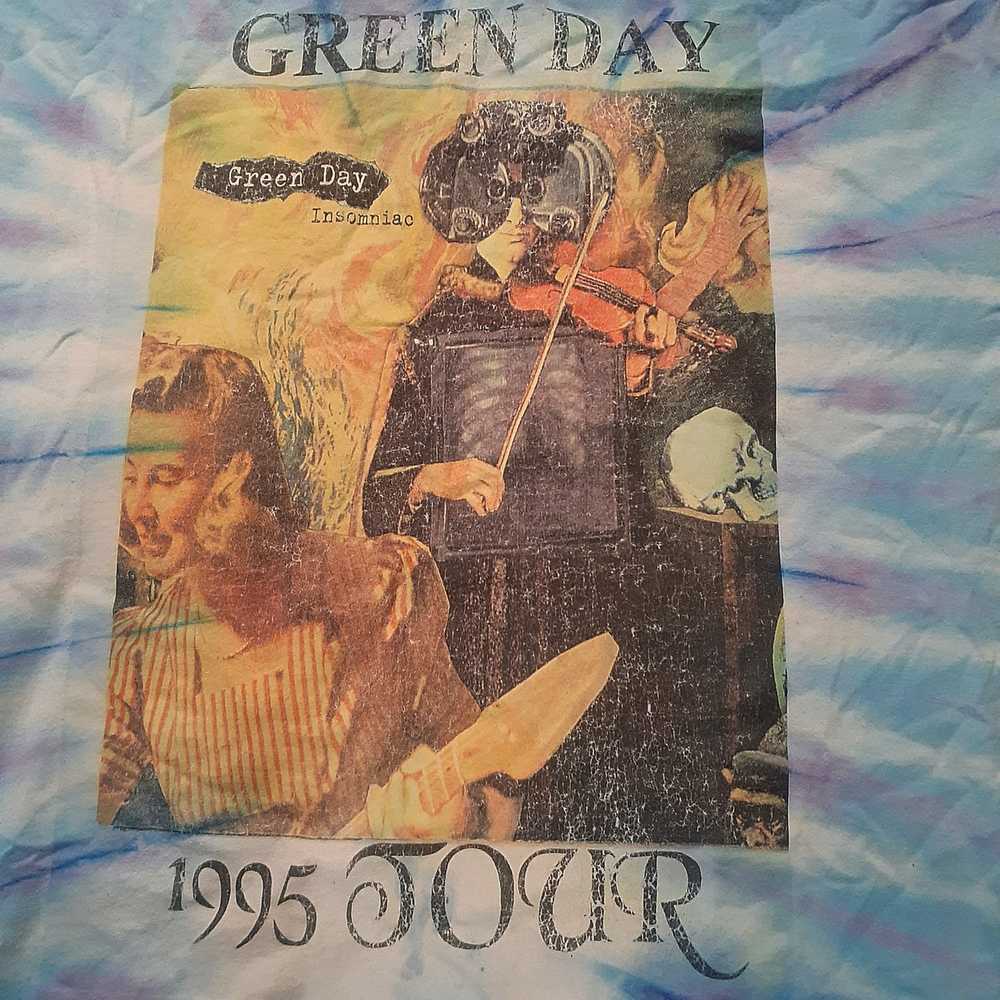 Band Tees × Designer × Vintage Vintage 90's Green… - image 3