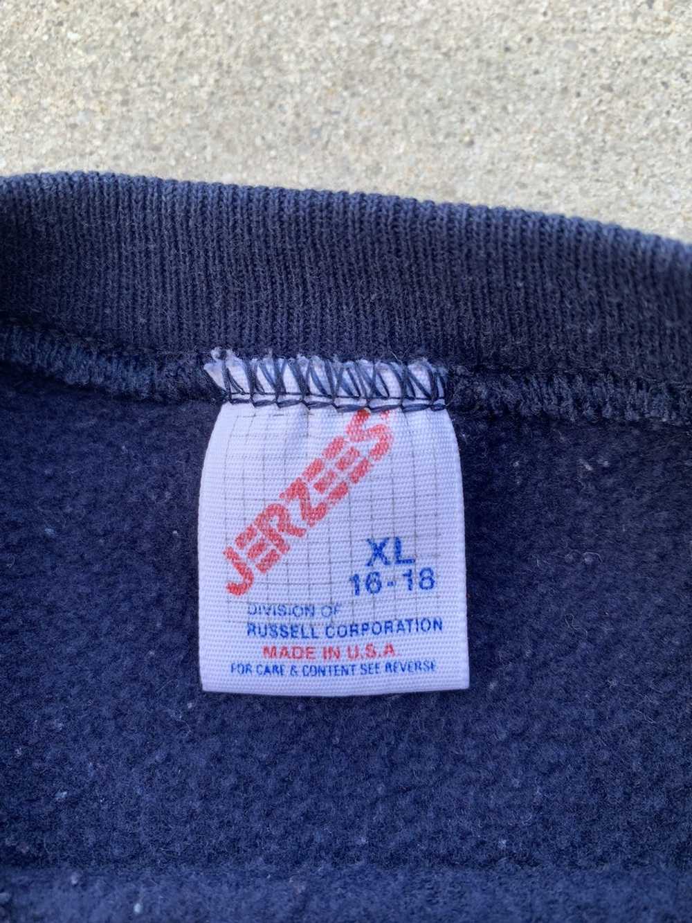 Jerzees × Made In Usa × Vintage Vintage 90s Navy … - image 3