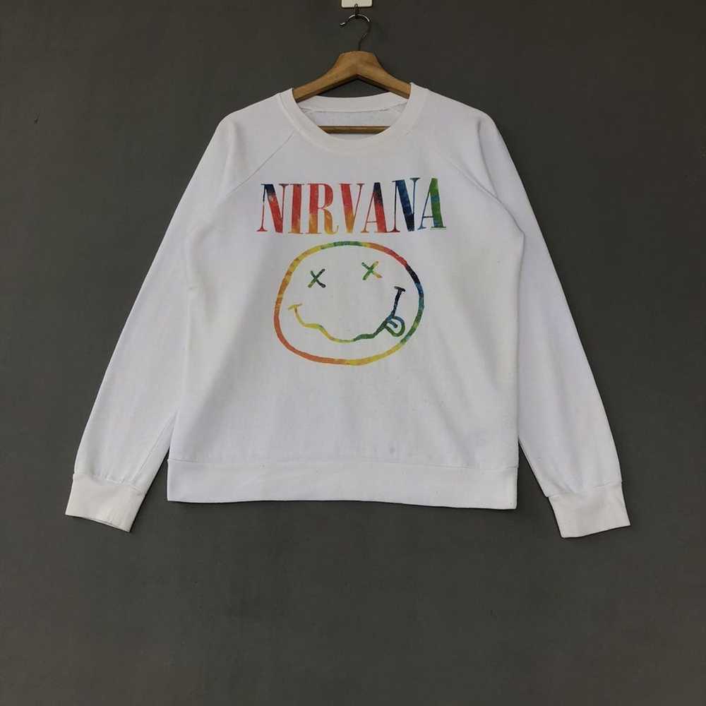 Nirvana × Vintage Nirvana band sweater sweatshirt… - image 1