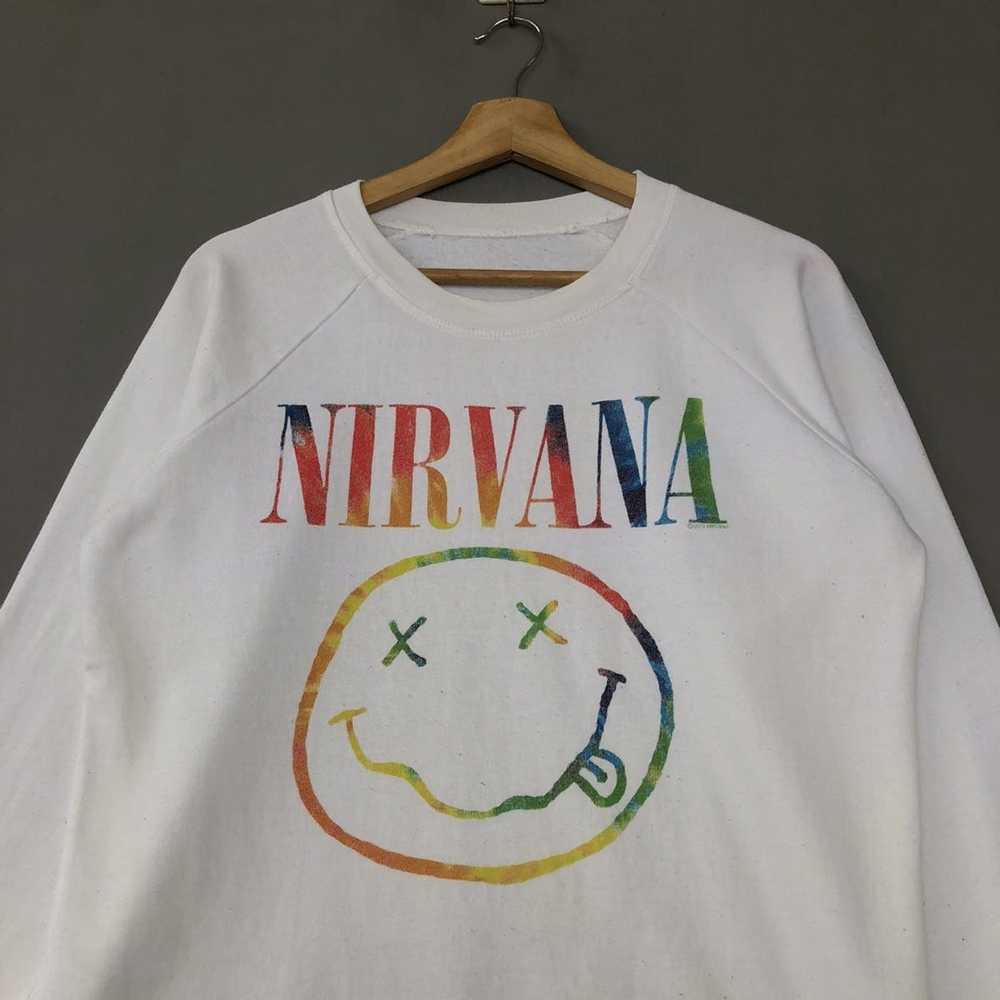 Nirvana × Vintage Nirvana band sweater sweatshirt… - image 3