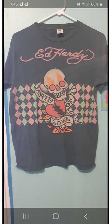 Ed Hardy × Vintage Ed Hardy Death of love shirt Me