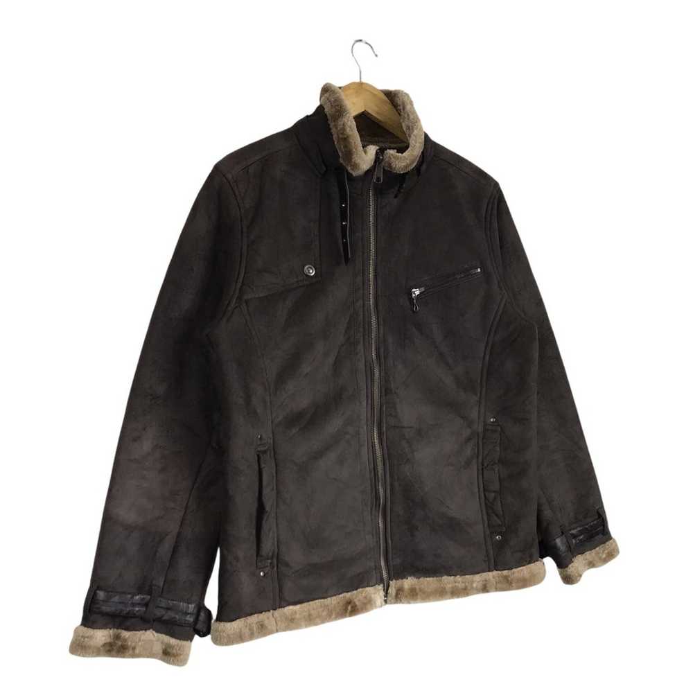 Japanese Brand Roushatte Sherpa Shearling Jacket - image 2