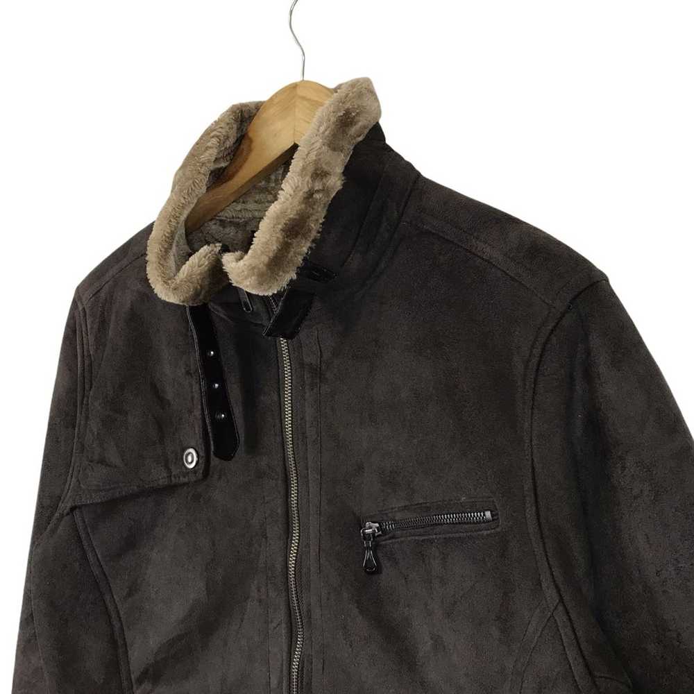 Japanese Brand Roushatte Sherpa Shearling Jacket - image 3