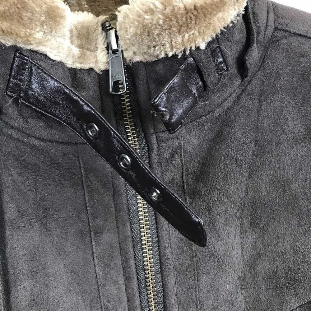 Japanese Brand Roushatte Sherpa Shearling Jacket - image 4