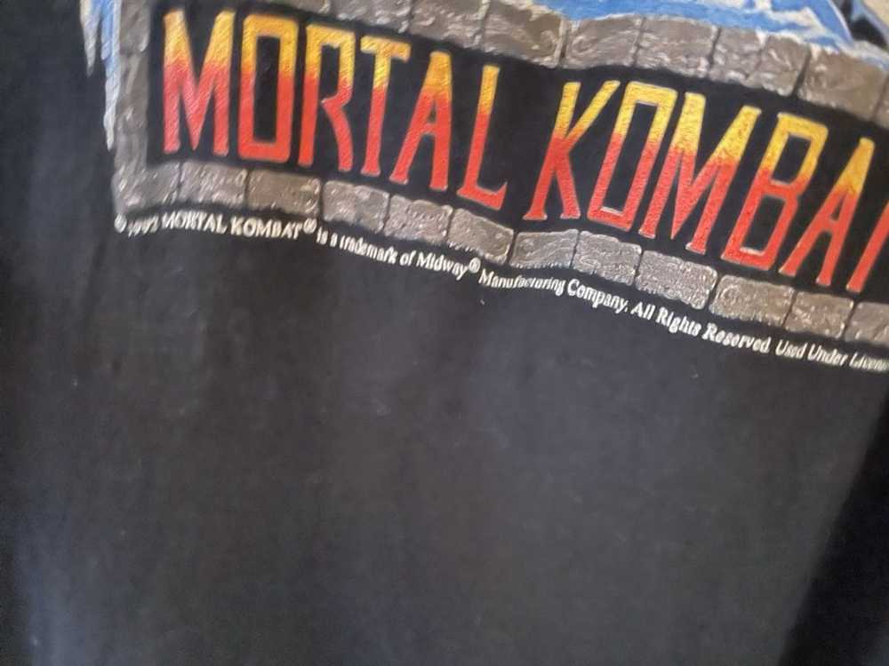 Vintage Vintage Mortal Kombat Subzero 1992 Tee Sh… - image 2