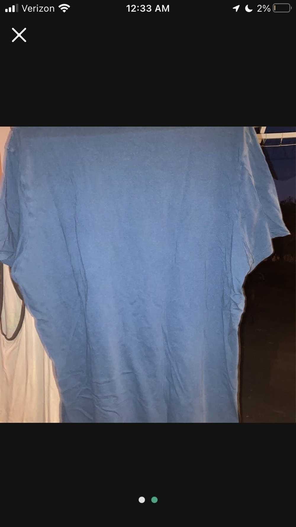 Guess *Rare* Guess T-Shirt Blue and Black Upside … - image 2