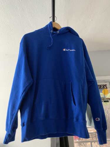 Champion Blue champion reverse weave hoodie