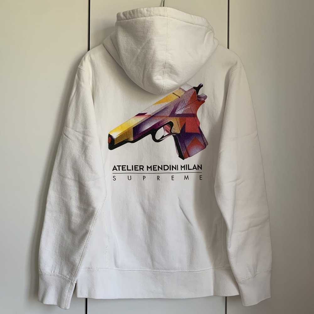 L)Supreme Mendini Gun Hooded Sweatshirt-