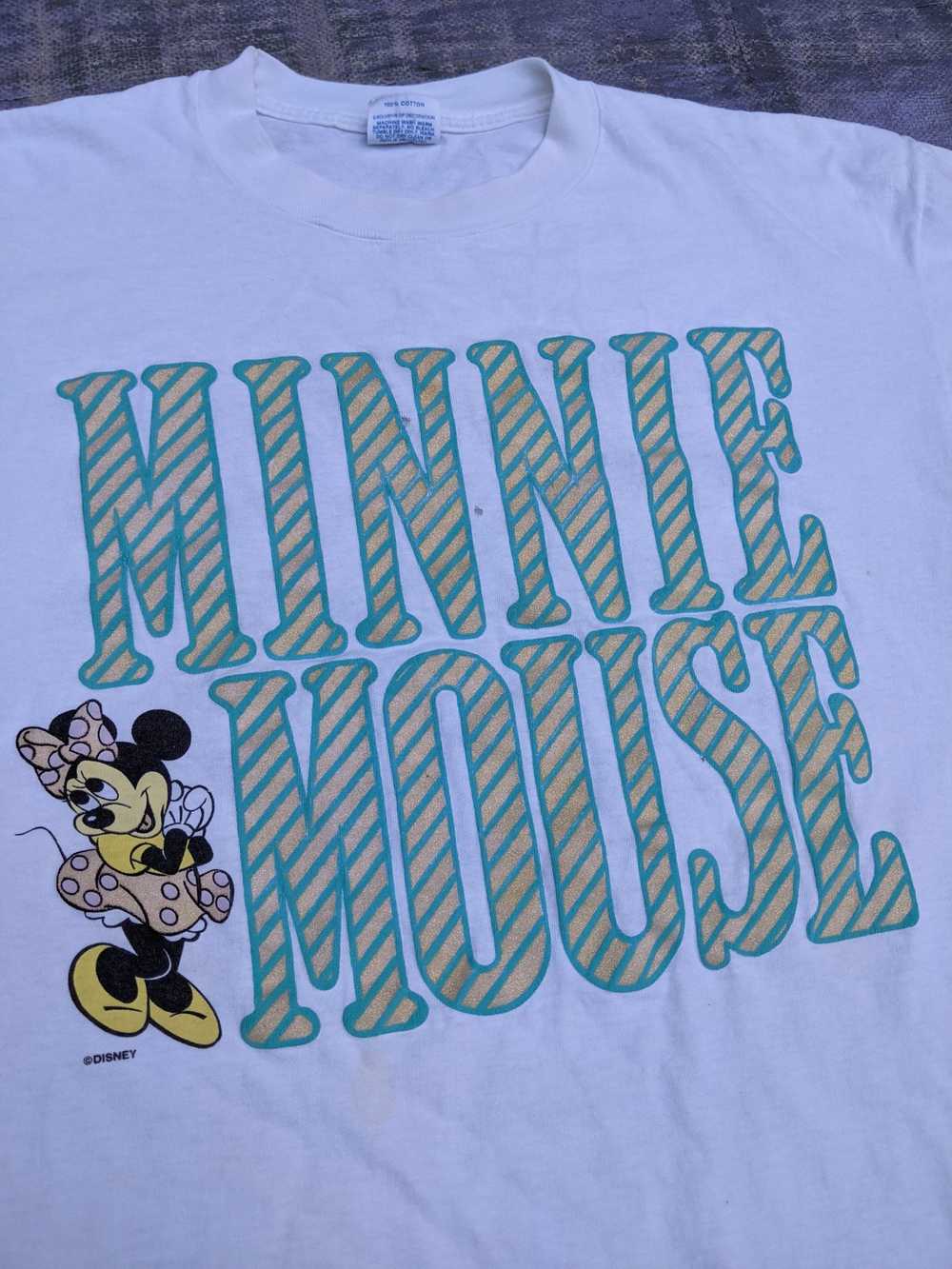 Disney × Vintage 80s/90s Minnie Mouse Disney Tee - image 3