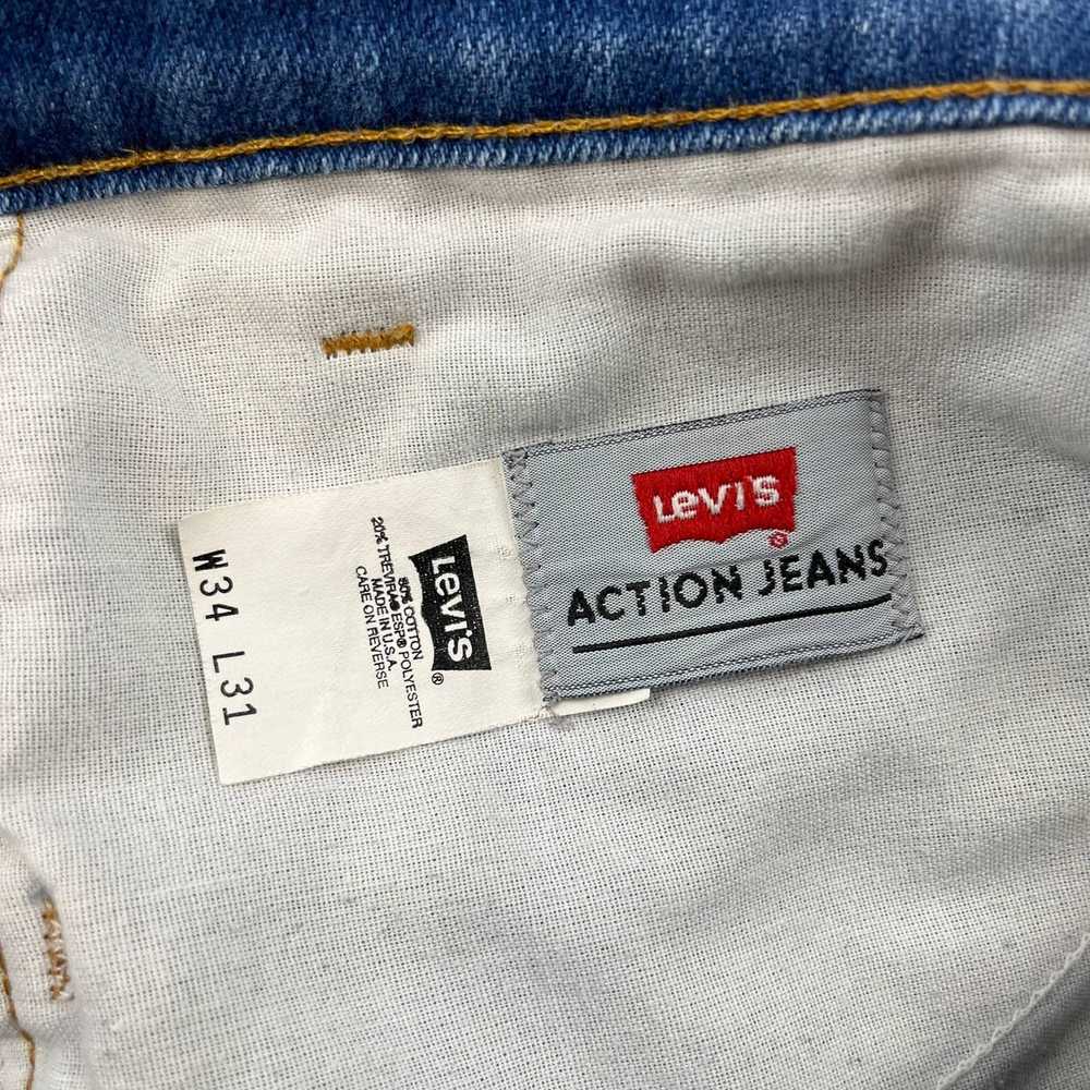 Levi's Vintage 1995 Levis Action Blue Denim Jeans… - image 8