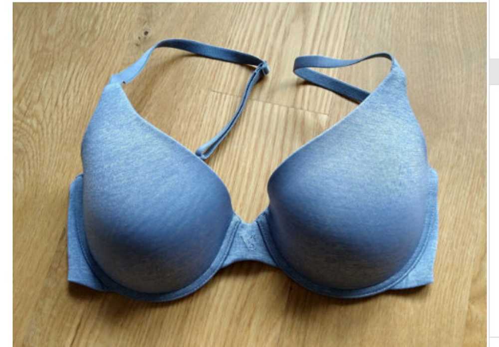 Victoria's Secret 32D Blue & Black (2 bras) Uplif… - image 2