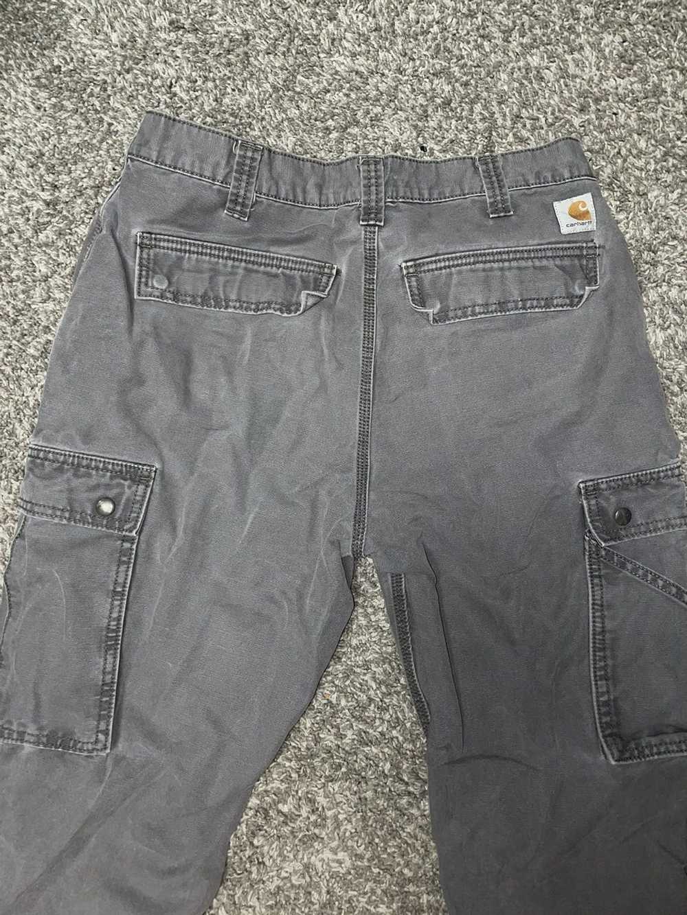 Carhartt Grey Distressed Carhartt Work Pants - image 3