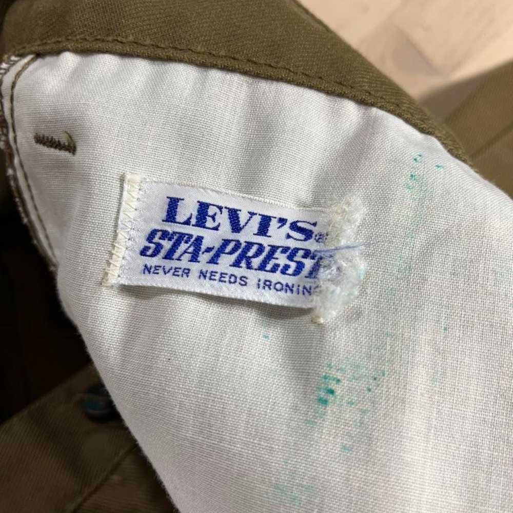 Levi's Vintage 50’s 60’s Big E Levi’s khaki color… - image 3