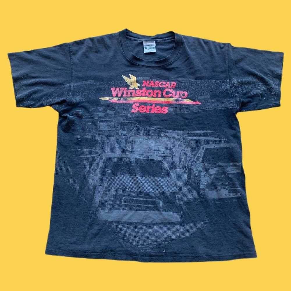 NASCAR × Vintage Vintage Single Stitch NASCAR Win… - image 1