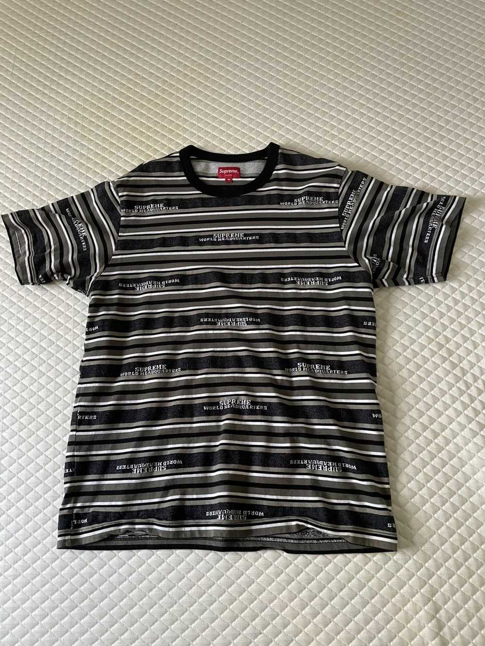 Supreme FW18 Supreme Striped Short Sleeve - image 1