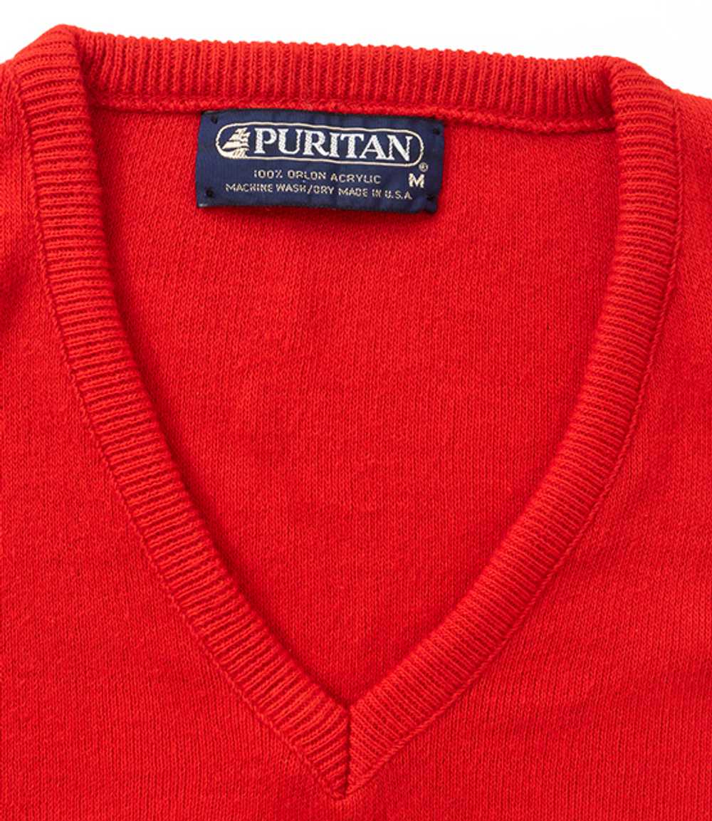 1970s Red Sweater Vest - image 2