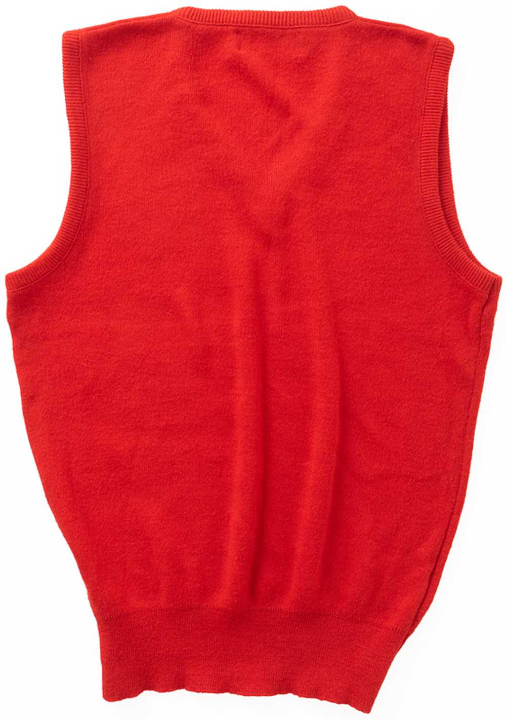 1970s Red Sweater Vest - image 3