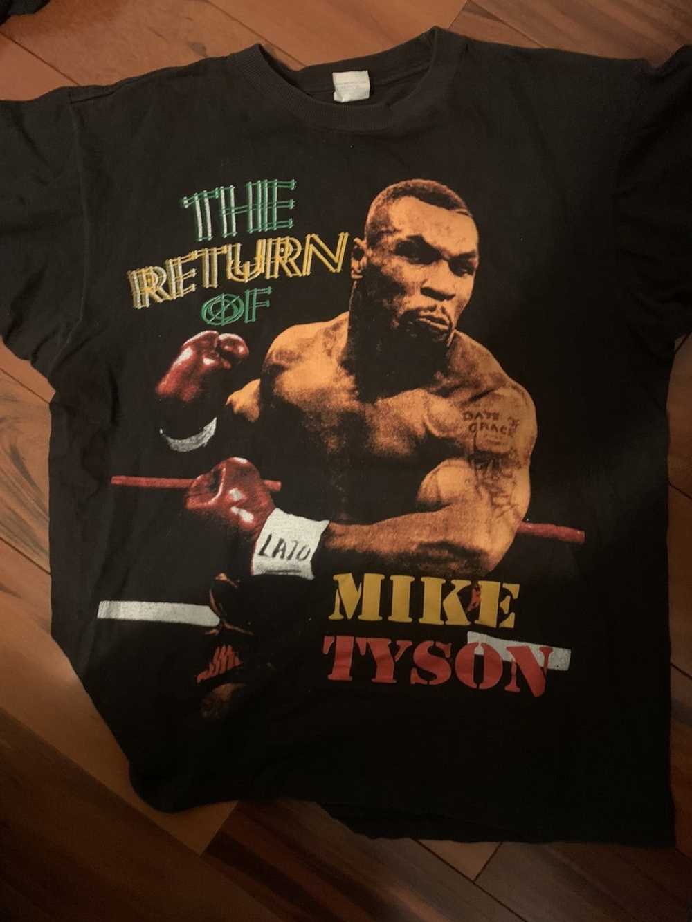 Vintage Vintage Mike Tyson Rap Tee Double Sided Gem 8715