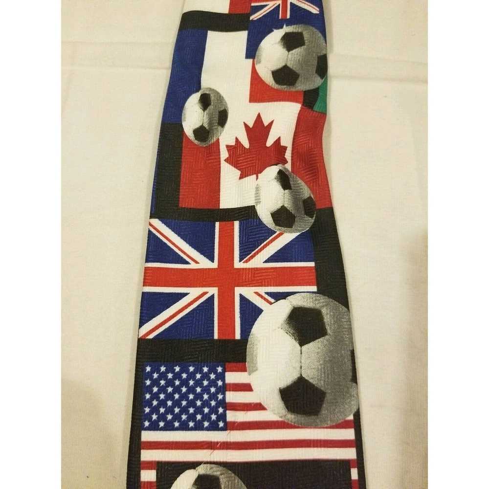 Ralph Marlin World Cup Soccer Necktie Tie Vintage… - image 6