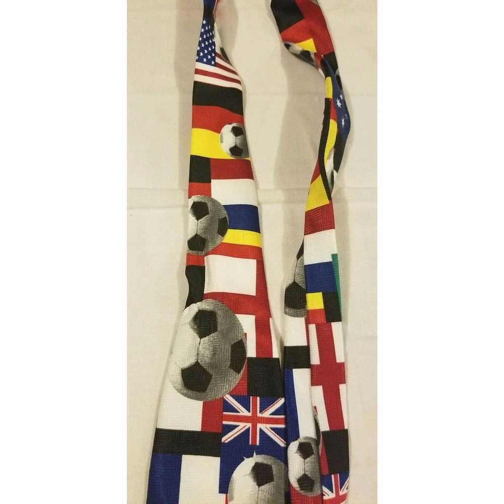 Ralph Marlin World Cup Soccer Necktie Tie Vintage… - image 7