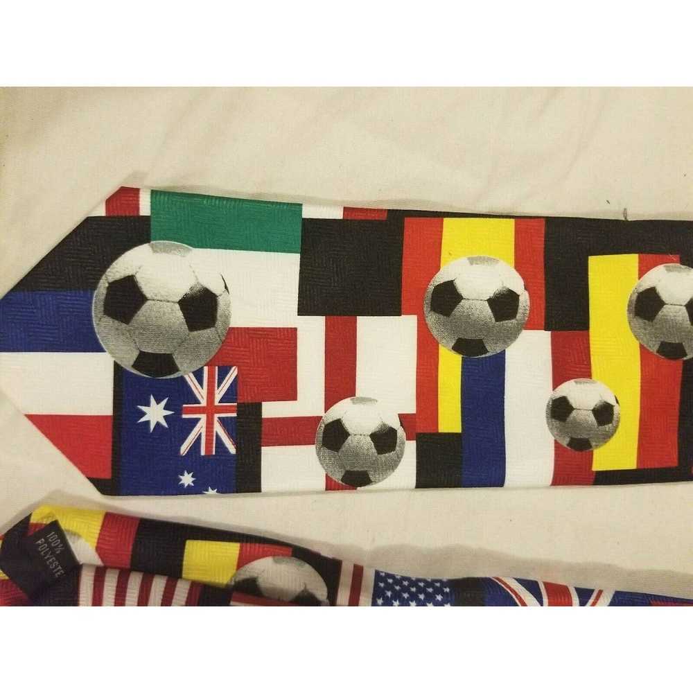 Ralph Marlin World Cup Soccer Necktie Tie Vintage… - image 8