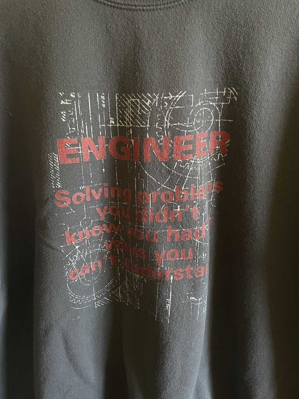 Vintage Vintage Sweatshirt “Engineer” - image 3