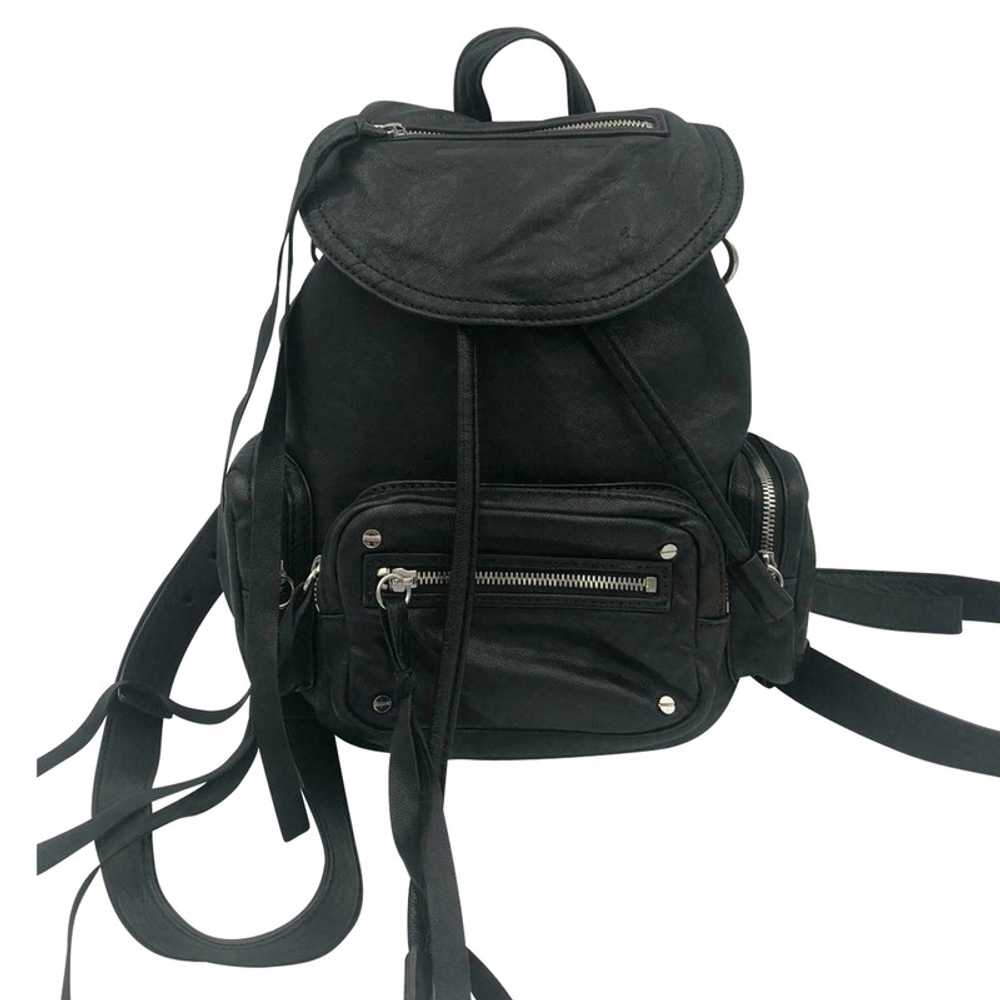 Alexander McQueen Backpack Leather in Black - Gem