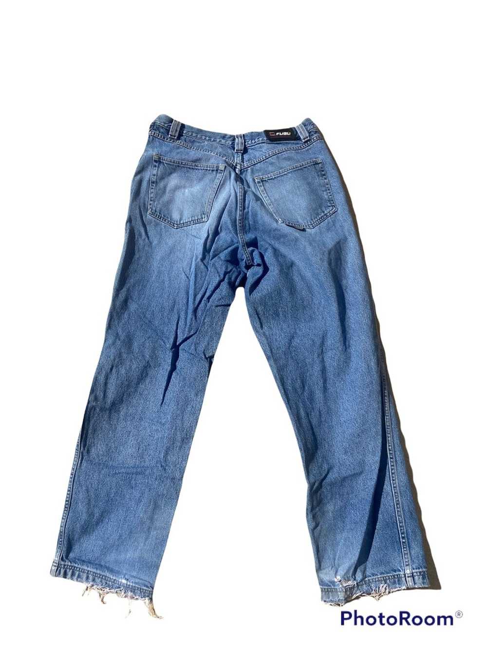 Fubu × Vintage Vintage FUBU distressed jeans - image 4