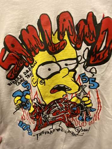 90s Bootleg Bart Simpson Spike Lee Tee. XL.