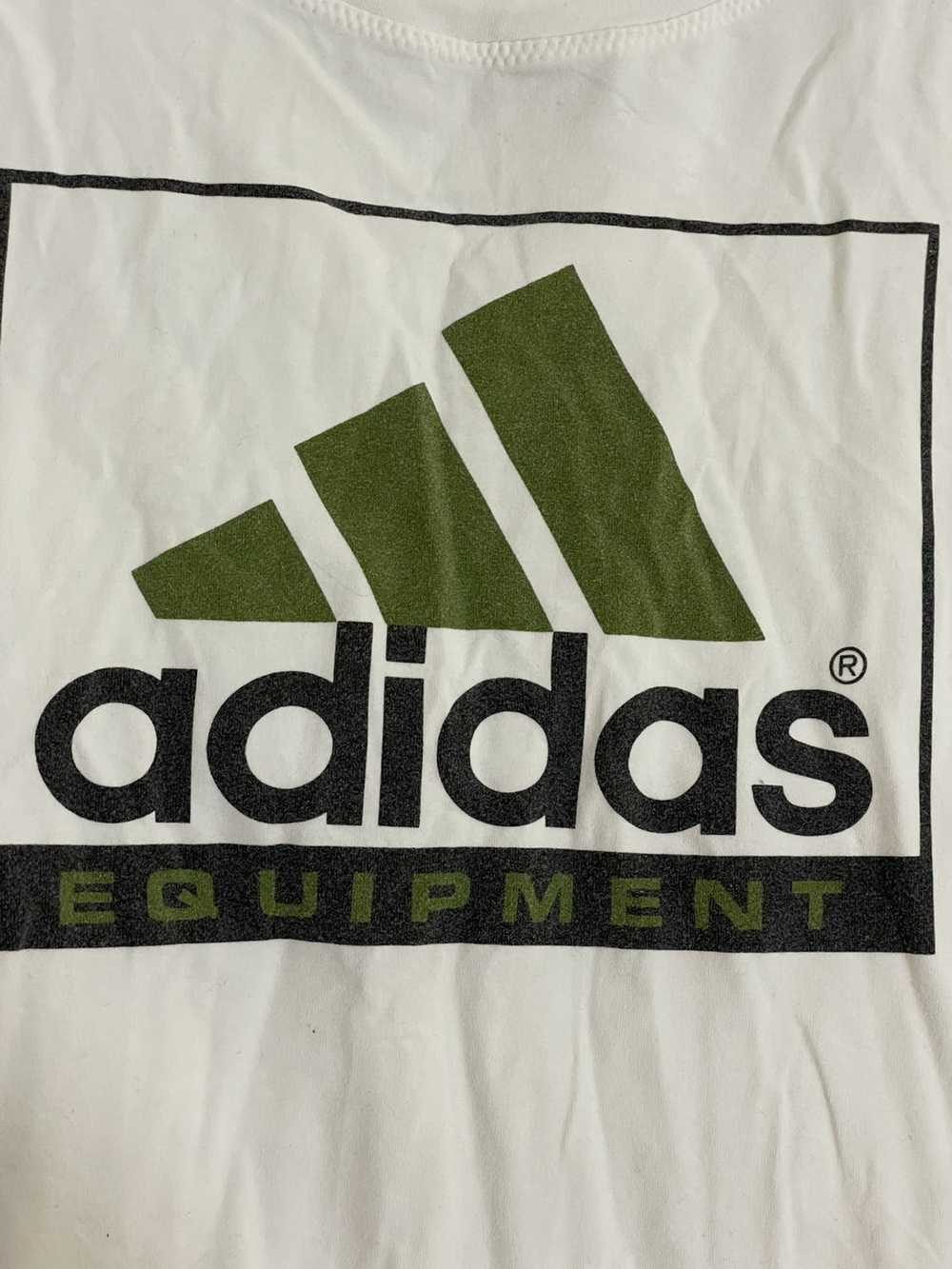 Adidas × Vintage Adidas equipment T-shirt big logo - image 3