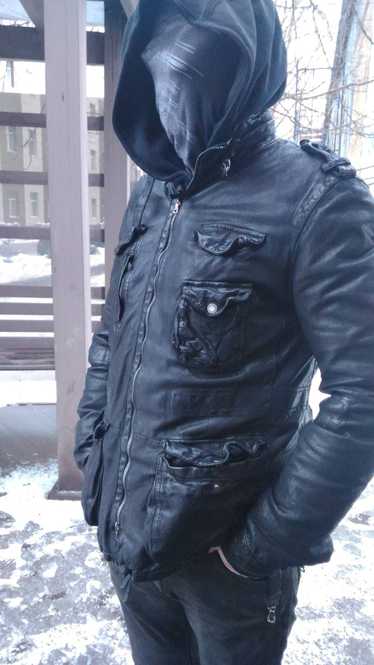 Neil Barrett Neil Barrett Leather down jacket