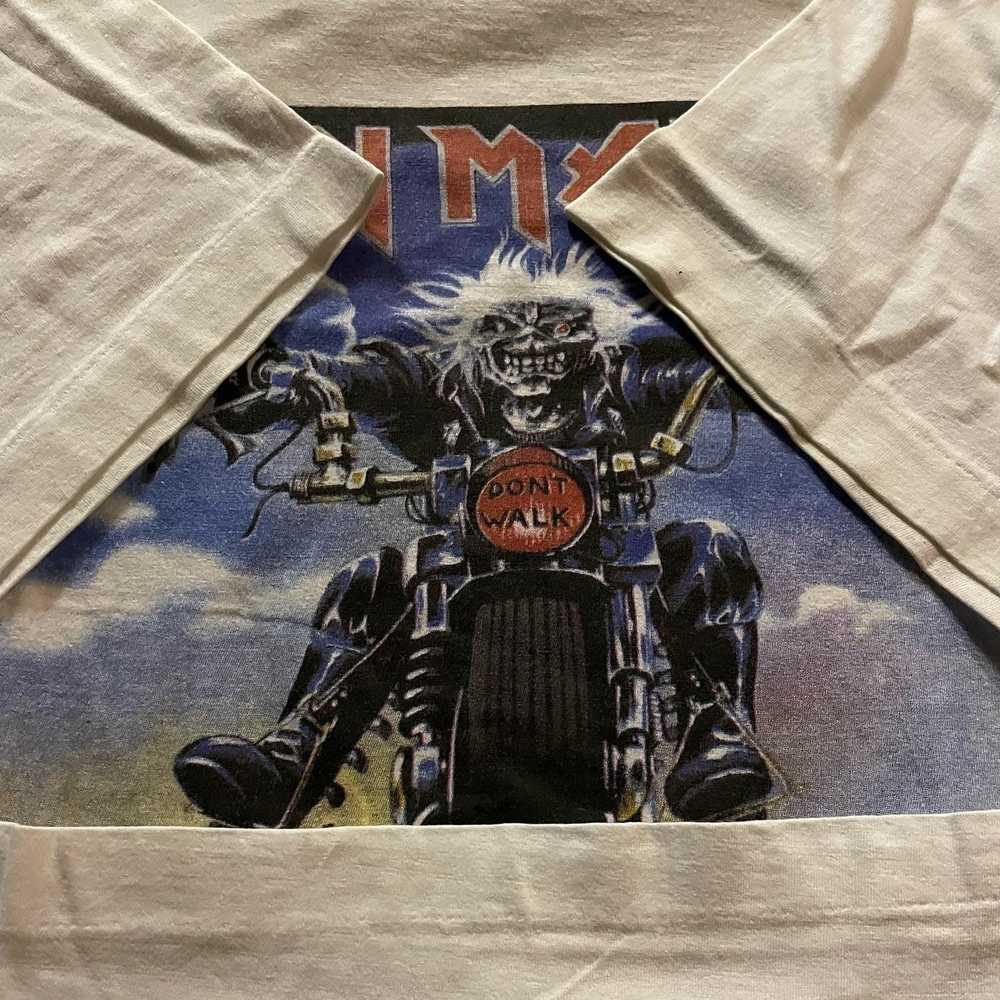 Band Tees × Iron Maiden × Vintage Vintage 90s Iro… - image 3