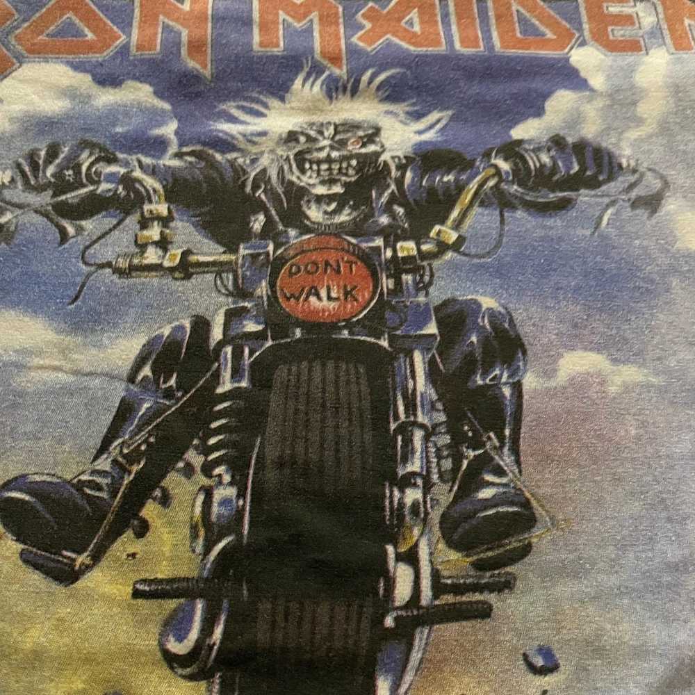 Band Tees × Iron Maiden × Vintage Vintage 90s Iro… - image 4
