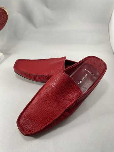 Burberry Burberry red loafer women mule slip on sz