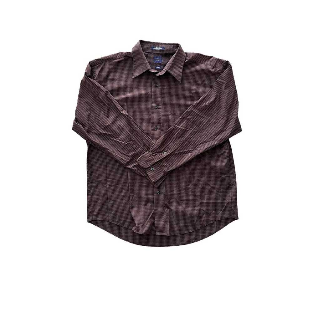 Arrow Brown long sleeve button up shirt - image 1