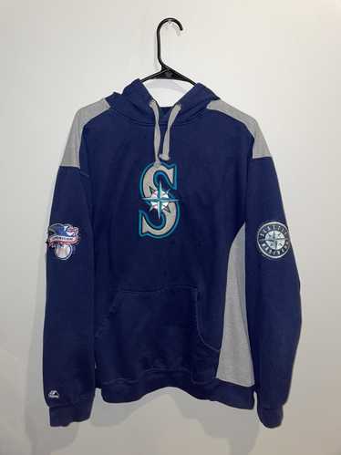 Vintage Majestic Seattle Mariners Spellout Logo L New Jersey Shirt MLB
