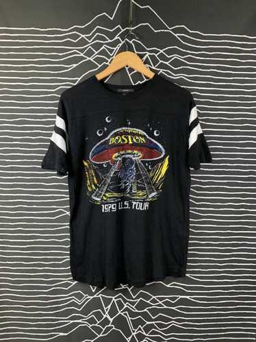 Band Tees × Rock Band × Vintage Vtg Style Boston … - image 1