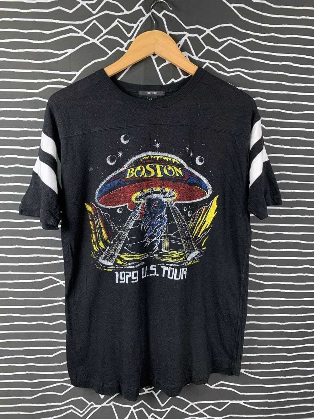 Band Tees × Rock Band × Vintage Vtg Style Boston … - image 2