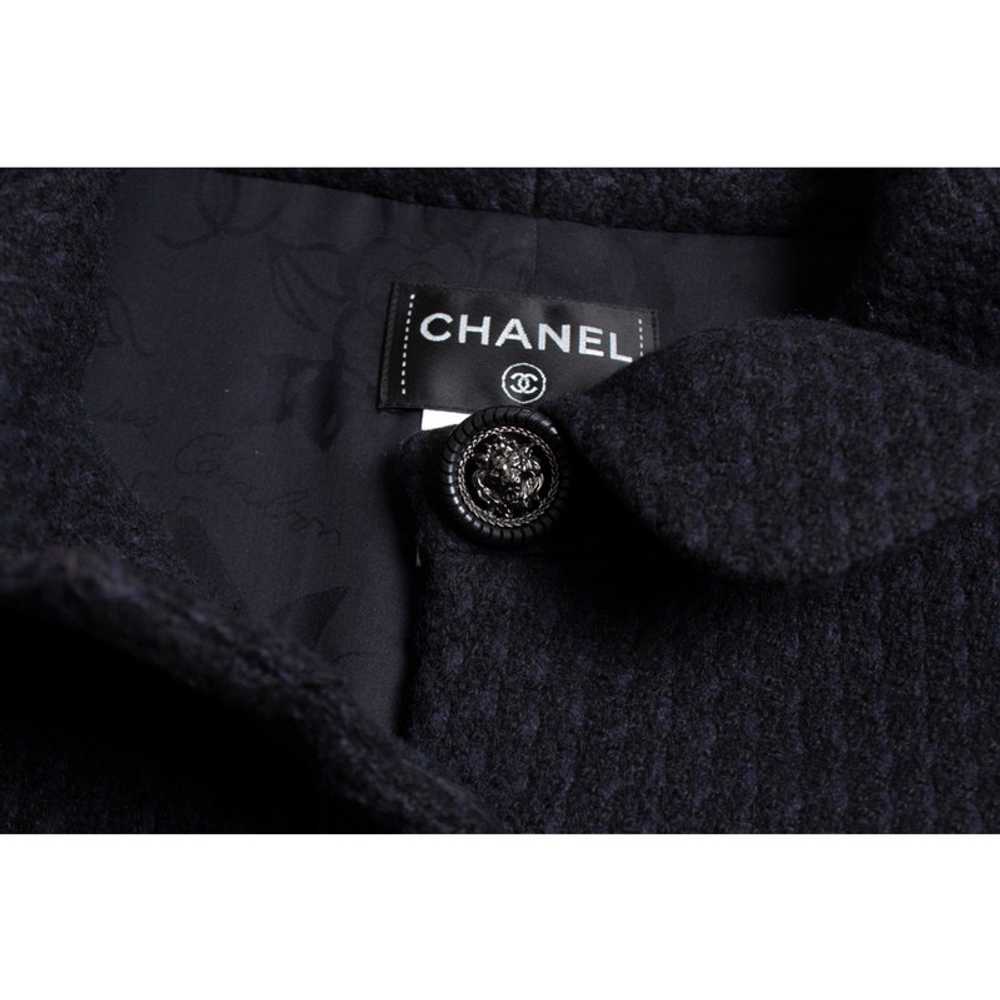 Chanel Jacket/Coat Wool in Black - image 7