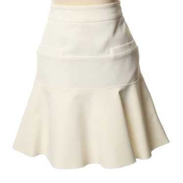 Celine White Denim Mini Skirt, Size 40 Auction