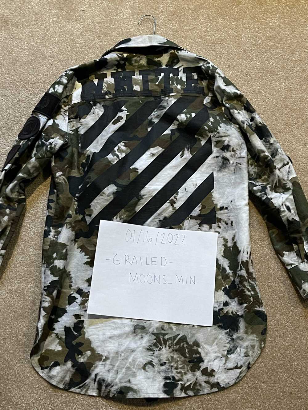 Off-White Camo Badge Field Jacket - image 1