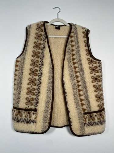 Cashmere & Wool × Vintage Wool Fleece Vest