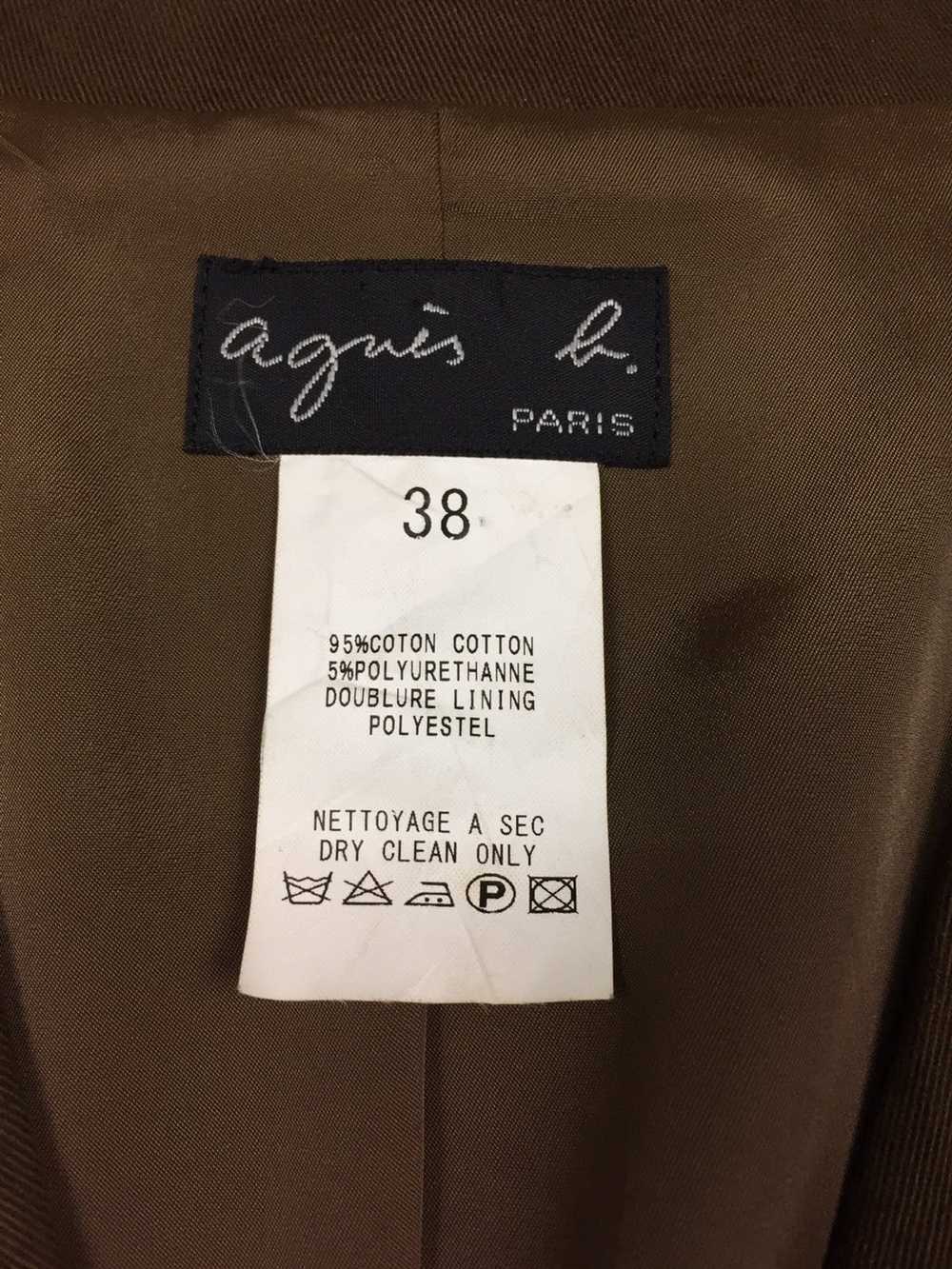 Agnes B. × Japanese Brand Agnes B. Brown Blazer C… - image 3