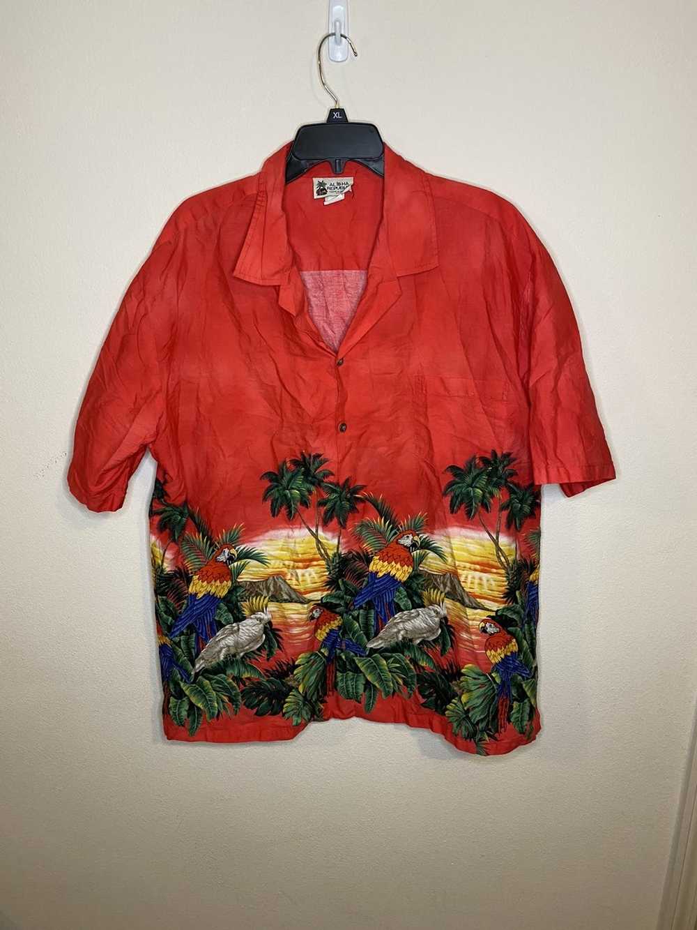 Hawaiian Shirt × Made In Usa × Vintage Vintage Al… - image 1