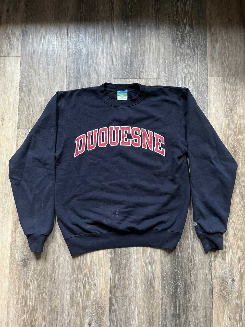 American College × Champion × Vintage Duquesne Sp… - image 1