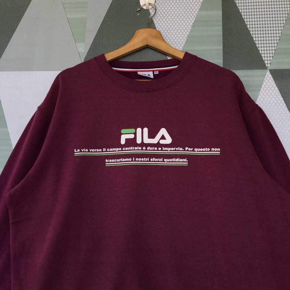 Fila × Japanese Brand × Vintage Fila Sweatshirt P… - image 3